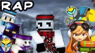 Snowman Empire X Underrated PG3D YouTubers Cypher Rap  LizzieRFreeman xeno89677  Pixel Gun Rap [upl. by Aikemaj]