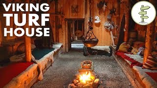 Amazing Viking Turf House Tour  Stunning Green Building [upl. by Jaime289]