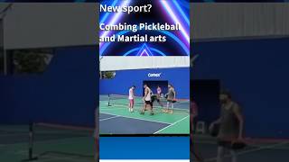 New Sport That Combines Pickleball And Karate [upl. by Mehalek57]