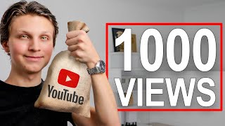 How Much YouTube Pays You For 1000 Views In 2024 [upl. by Beutler]