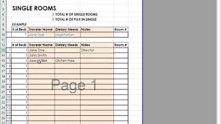 Rooming List Tutorial [upl. by Florrie928]