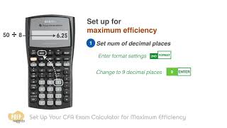 Set Up your CFA Calculator BA II Plus for Maximum Efficiency [upl. by Flatto]