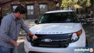 2013 Ford Explorer Sport EcoBoost 4x4 Test Drive amp Crossover SUV Video Review [upl. by Rabjohn]