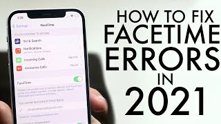 How To FIX Common FaceTime Issues FaceTime Notifications FaceTime Activation Errors [upl. by Attenyw]