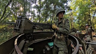 360° M3 HalfTrack in Action  WWII Eyewitness Event Overloon 2024 [upl. by Norehc381]