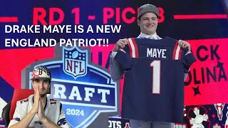 DRAKE MAYE IS A NEW ENGLAND PATRIOT Reacting To Mayes Press Conference [upl. by Bedelia523]