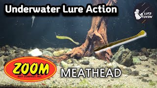 BassFishing Zoom 12 MEATHEAD  Underwater Lure Action [upl. by Etteroma]