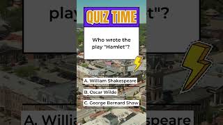 Who Wrote the Play Hamlet  Famous Playwright Quiz  SnapQuiz [upl. by Arnon]