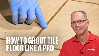 How to Grout Tile Floor Like a Pro [upl. by Chalmer]