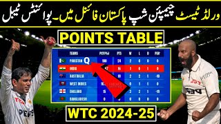 Pakistan Can Still Qualify For The ICC WTC 2025 Final  World Test Championship 2024 Points Table [upl. by Ttoille]