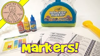 Crayola Marker Maker Kit  Create Custom Colors amp Make Your Own Markers [upl. by Arodal]