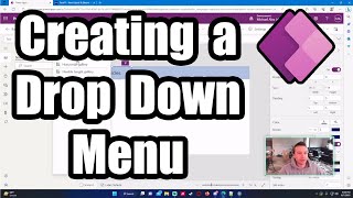 How to Create a Drop Down Menu in Power Apps  2023 Tutorial [upl. by Ahsieki]