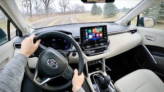 2022 Toyota Corolla Cross XLE AWD  POV Review [upl. by Guthrey808]