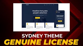 Download Sydney Theme With Original License Key With Lifetime Auto Update [upl. by Haden]