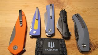 Introduction amp First Look At Five Cool Knives From SHIELDON KNIVES [upl. by Nnaer799]