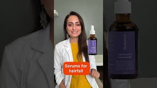 Hairfall control serums  dermatologist recommends notsponsored [upl. by Eivol]