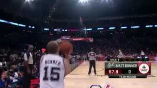 NBA Three Point Shootout  Matt Bonner RD 1 [upl. by Eelik]