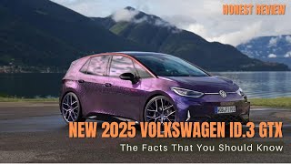 2025 Volkswagen ID3 GTX Specs Price Changes [upl. by Herbie]