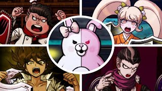 Danganronpa 2 Goodbye Despair  All Bosses Rebuttal Showdown  Panic Talk Action [upl. by Diarmid]