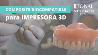 Saremco resinas Biocompatibles para impresión 3D  TONAL ODONTOLOGÍA [upl. by Uhile623]