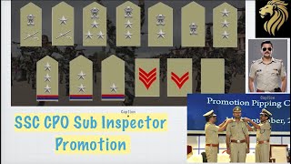 SSC CPO SI promotion  CPO SI प्रमोशन कहाँ तक CPO Sub inspector promotion [upl. by Adorne226]