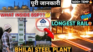 BHILAI STEEL PLANT  Dalli Rajhara Mines  BSP Plant   What Inside BSP  Longest Rail [upl. by Anirbak668]