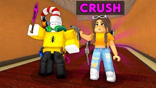 My CRUSH Played MM2 with me Roblox Murder Mystery 2 [upl. by Gerhardt66]