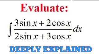 integration of 3sinx2cosx3cosx2sinxdx [upl. by Charleen]