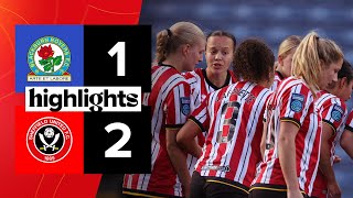 Blackburn Rovers Ladies 12 Sheffield United Women  Barclays Championship highlights [upl. by Wildon]