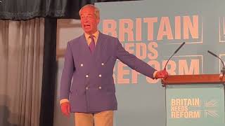 Farage and the Putin banner [upl. by Silado]