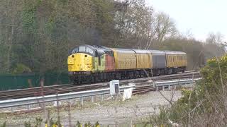 37057 Stenson Junction 5Z10 Derby Derrby via Manchester 25th February 2024 [upl. by Inihor]