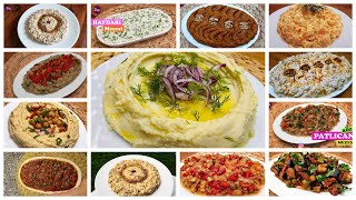 TÜRKİYEDE En Çok Sevilen 10 Meze Çeşidi  Kolay Tarifleriyle En Popüler 10 Türk Meze Tarifleri [upl. by Atig612]