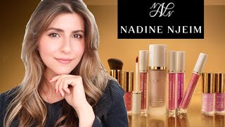 Nadine Njeim The Glow Collection Full Review  جربت منتجات نادين نسيب نجيم للمكياج [upl. by Negris]