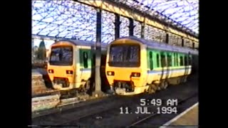 Trains In The 1990s Rugby 11th July 1994 [upl. by Solorac232]