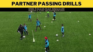 Improving Passing Accuracy and Quality in Football  Partner Passing Drills  U11 U12  U13  U14 [upl. by Stillas694]