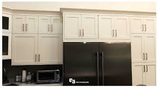 St Martin Cabinetry Lakeland 2 Simply White amp Dusk Grey Oak SemiCustom Kitchen Cabinetry 2024 [upl. by Naillil]