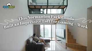 This Normanton Park Condo Built an Impressive Loft for Gaming  Work [upl. by Akimal104]