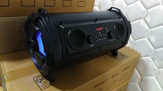 Riview amp TEST Speaker Subwoofer with Mic  HBPC1602 [upl. by Ammeg138]