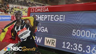 5K WORLD RECORD destroyed in Monaco  NBC Sports [upl. by Bogart]