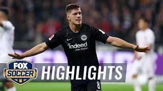 Luka Jovic scores 5 goals vs Fortuna Dusseldorf  201819 Bundesliga Highlights [upl. by Adok]