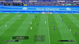 PES 2024  Real Madrid vs FC Barcelona Gameplay PC  eFootball 2024 Concept  PES 2021 Mods [upl. by Yznyl]