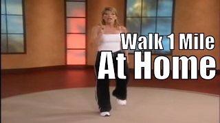 1 Mile In Home Walk  Walking Workout Videos [upl. by Roseanna]