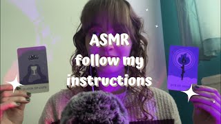 ASMR follow my instructions [upl. by Ahseinat]