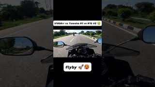 S1000rr vs Yamaha R1 vs R15 V2 😂 viral viralvideo shortvideos r1m [upl. by Terej]