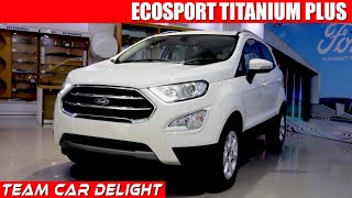 New Ecosport Titanium Plus  Detailed WalkaroundOn Road Price  Features Interior Price Sunroof [upl. by Solon]