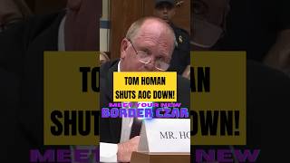 Tom Homan Sets AOC Straight 😭 Border Czar Doesnt Care [upl. by Rambow]