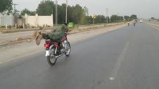 70 cc Bikes race in motorway peshawar 2019 [upl. by Euqinomod]