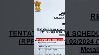 RRB Exam Expected Date amarsayaracademy  RRB Railway Exam Date 20242025 [upl. by Raina]