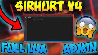 SirHurt V4 BEST OP SCRIPT EXECUTOR ✔️ FULL LUA AND ADMIN ✔️ [upl. by Adiam]