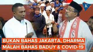 Momen Dharma Pongrekun Bahas Pelestarian Budaya Baduy di Debat Pilkada Jakarta 2024 [upl. by Annawak555]